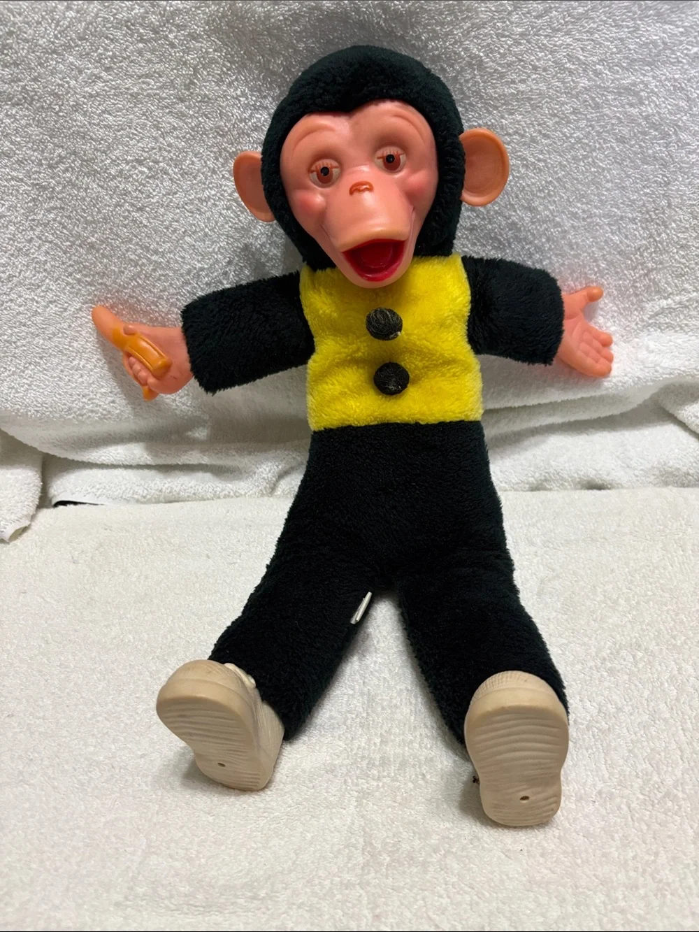 Zippy the chimp Vintage Black and Yellow - Kids Toy
